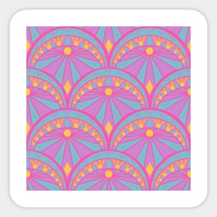 Psychedelic Scallop Sticker